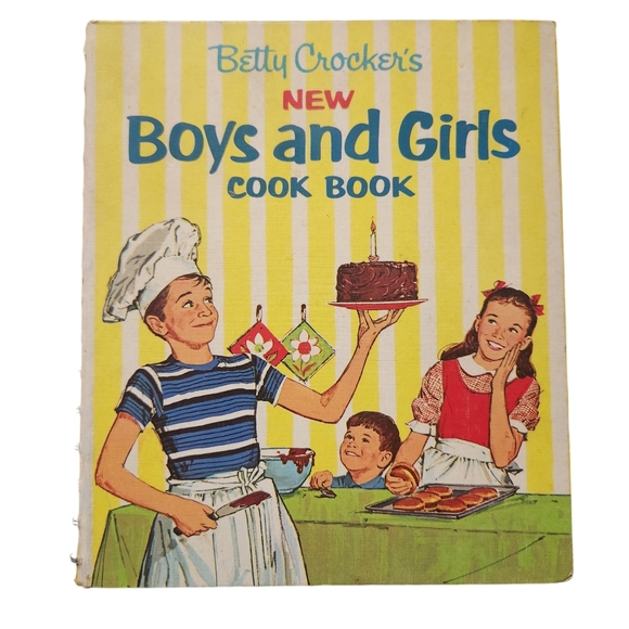 Betty Crocker Other - Vintage Betty Crocker Boys and Girls Spiral Cookbook 1965